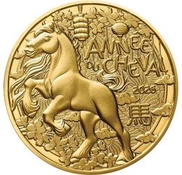 2026 a Ló éve lesz, 0,25 euró, Franciaország, 2026