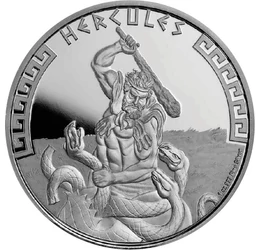 Herkules és Hüdra, 2 dollár, ezüst, Niue, 2023