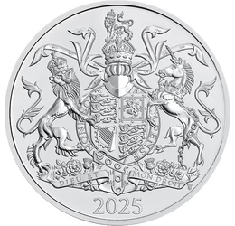 III. Károly harmadik érméje, 5 font, Nagy-Britannia, 2025