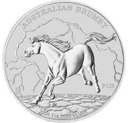 Brumby-ló, 1 dollár, ezüst, Ausztrália, 2024