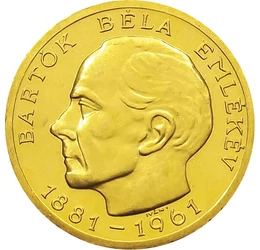 Legyen a zene mindenkié!, 100 forint, arany, Magyar Népköztársaság, 1961