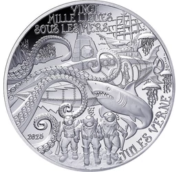 Nemo kapitány csodálatos világa, 10 euró, ezüst, Franciaország, 2025