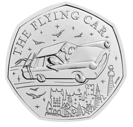 Az autó, ami megmentette Harry Pottert, 50 penny, Nagy-Britannia, 2025