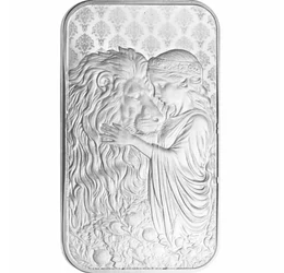 Una és az oroszlán, befektetési rúd, ezüst, Nagy-Britannia, 2024