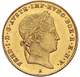  1 dukát,V. Ferdinánd,1835-1848,arany, Habsburg Birodalom