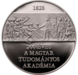 200 éves az MTA, 20000 forint, ezüst, Magyarország, 2025