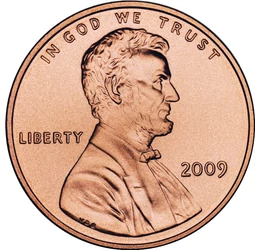 A polgárháború elnöke, 1 cent, USA, 2009