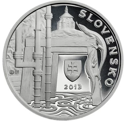  10 euró, Jozef K. Hell,ezüst,pp,2013, Szlovákia