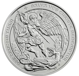 5 font, Mihály arkangyal és a sárkány, CuNi, 28,28 g, Nagy-Britannia, 2026