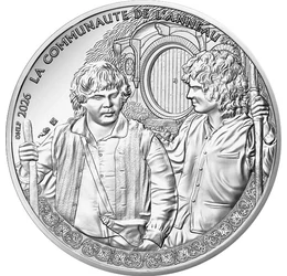 10 euró, Frodó és Samu Zsáklakon, , Ag 333, 13 g, Franciaország, 2026