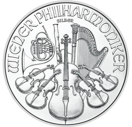 1,5 euró, Bécsi Filharmonikusok, hangszerek, Ag 999, 31,1 g, Ausztria, 2026