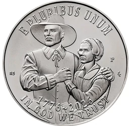 25 cent, Mayflower vitorlás, , CuNi, 5,67 g, USA, 2026