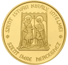 Szent István király intelmei, 50000 forint, arany, Magyar Köztársaság, 2010