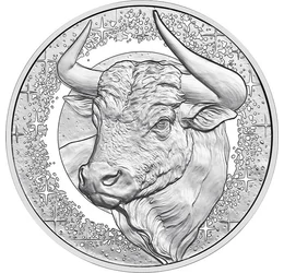 20 euró, Bikafej csillagos körben, , Ag 925, 20,74 g, Ausztria, 2026