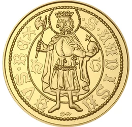 A kereszténység védője, aranyforint, utánveret, ezüst, Magyar Királyság, eredeti érme: 1440-1444
