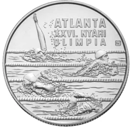  1000 Ft, Oli. Atlanta I., úszás (vf.), Magyar Köztársaság