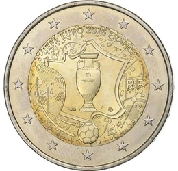  2 euró, UEFA Football EB 2016, Franciaország
