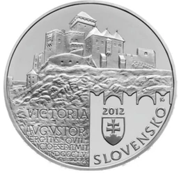  20 euró, Trencsén, ezüst, pp, 2012, Szlovákia