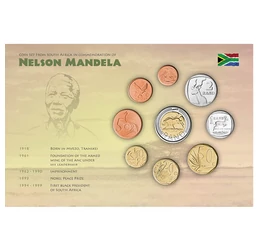 1, 2, 5, 10, 20, 50 cent, 1, 2, 5 rand, , 0, 0, Dél-afrikai Köztársaság, 2000-2017