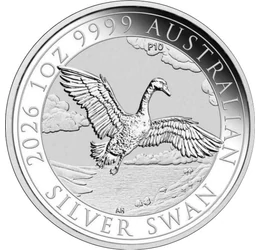 1 dollár, Felszálló hattyú, , tisztaság, Ag 9999, 31,1 g, Ausztrália, 2026