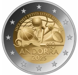 2 euró, Sporteszközök, GSSE, , CuNi, 8,52 g, Andorra, 2025