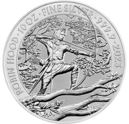 GB/ 10 font, Robin Hood, 10uAg,2023, Nagy-Britannia