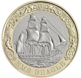 200 éve futott ki első útjára a Beagle, 2 font, Nagy-Britannia, 2026