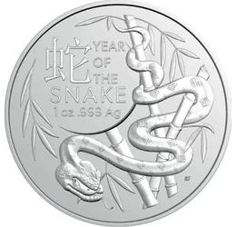2025 - A Kígyó éve, 1 dollár, ezüst, Ausztrália, 2025