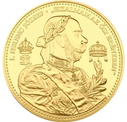 Uralkodási emlékérem - 1848-1916, emlékérem utánveret, Osztrák-Magyar Monarchia, eredeti érem: 1916