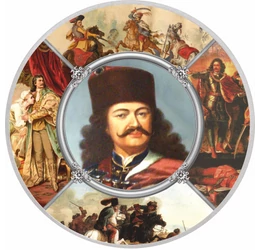 II. Rákóczi Ferenc, ezüstözött emlékérem