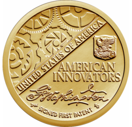 // 1 dollár, USA, 2018 // - Az USA a nagyon sikeres és népszerű elnöki dollárok program után 2018-ban új érmeprogramot indított „Amerikai újítók” címmel, egy dolláros érméken. 2032-ig évente négy érmét bocsátanak ki a programban. Minden állam és hat speci