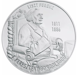 Liszt Ferenc, a keresztény gondolkodó, emlékérmen