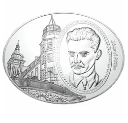 József Attila, ovális emlékérem