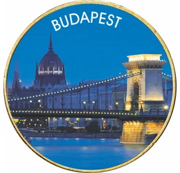 Budapest – a nemzet fővárosa, egyedi színes érme