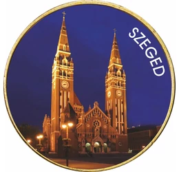 Szeged - a fesztiválváros, egyedi színes érme