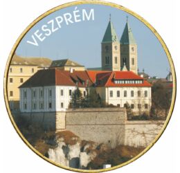 Veszprém - Európa Kulturális Fővárosa, egyedi színes érme