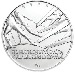 // 200 korona, 900-as ezüst, Csehország, 2009 // - 2009-ben a csehországi Liberec adott otthont az északi sí világbajnokságnak. Ebben az évben már 20 versenyszámban küzdhettek meg a sportolók a legfényesebb érmekért. Az esemény tiszteletére 10 évvel ezelő