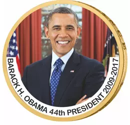 1 dollár, Barack Obama - az USA 44. elnöke, CuNi, USA