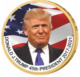 1 dollár, Donald J. Trump - az USA 45. elnöke, CuNi, USA