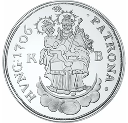 II. Rákóczi Ferenc Madonnás tallér, 1706,  utánveret