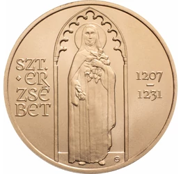 Árpád-házi Szent Erzsébet, 2000 forint, Magyarország, 2021