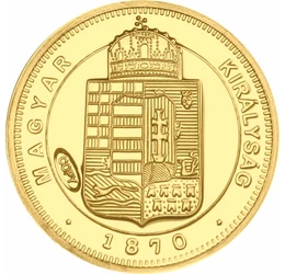 Egy aranykor dukátja, arany dukát utánveret, 1870