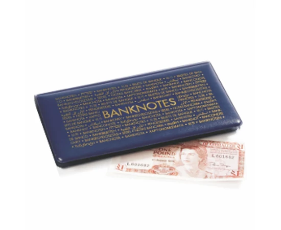 Bankjegy-zsebalbum 20 bankjegy tárolására