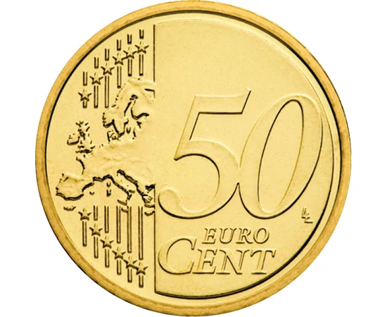 // 50 cent  Európai Unió  2002-2019 // - Szent István első királyunk  államiságunk megteremtője. Az ő nevéhez kötődik a kereszténység megszilárdítása hazánkban. Tettei meghatározták az ország jövőjét: hazánk a keresztény Európa részévé vált. Törvényei a k