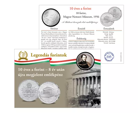 // 50 cent, Európai Unió, 2002-2019 // - A pengő-rendszer húsz éves fennállása alatt mindössze hat emlékpénz látott napvilágot. Az utolsó ezüst kétpengőst Liszt Ferenc halálának 50. évfordulójára bocsátották ki. Igazi magyar történelmi kincs, amely minden