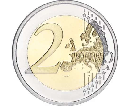 // 2 euró  Franciaország  2016 // - A foci EB hivatalos eurós emlékpénze