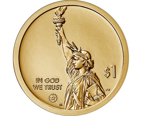// 1 dollár  USA  2020 // - 1876-ban Alexander Graham Bell a következő szavakat mondta  az általa kitalált  emberi hang továbbítására alkalmas készülékbe: „Mr. Watson  gyere ide  látni akarlak.” Az üzenet eljutott másik szobában tartózkodó asszisztenséhez