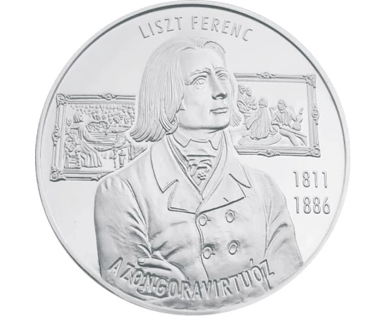 // ezüstözött veretek  Magyarország  0 // - Liszt Ferenc kivételes zenei tehetsége már kisgyerekkorában megmutatkozott. Hatévesen tanult meg zongorázni  kilenc évesen már nyilvánosság előtt játszott. A történelem legnagyobb zongoraművésze  minden idők egy