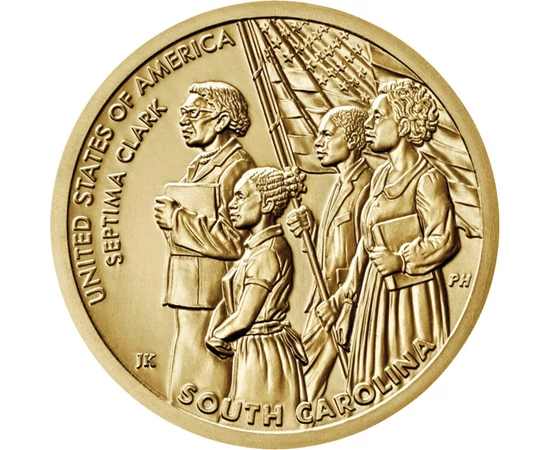 1 dollár, Septima Clark, 2020, USA