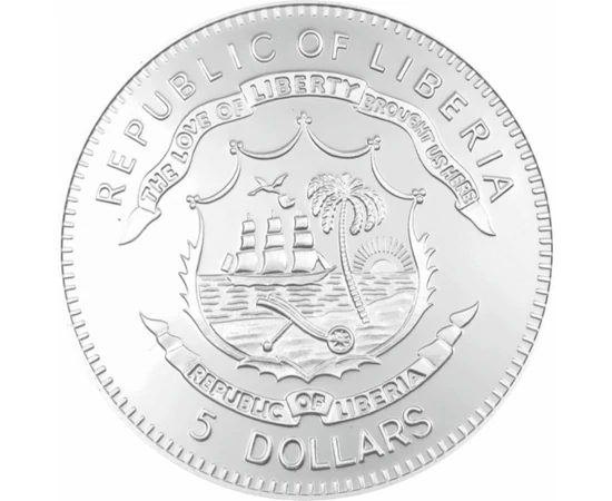 5 dollár  Napóleon  2011  Libéria